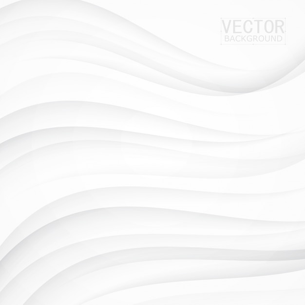 Vector gratuito curva de fondo blanco