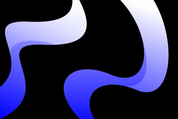 Curvas azules abstractas de fondo