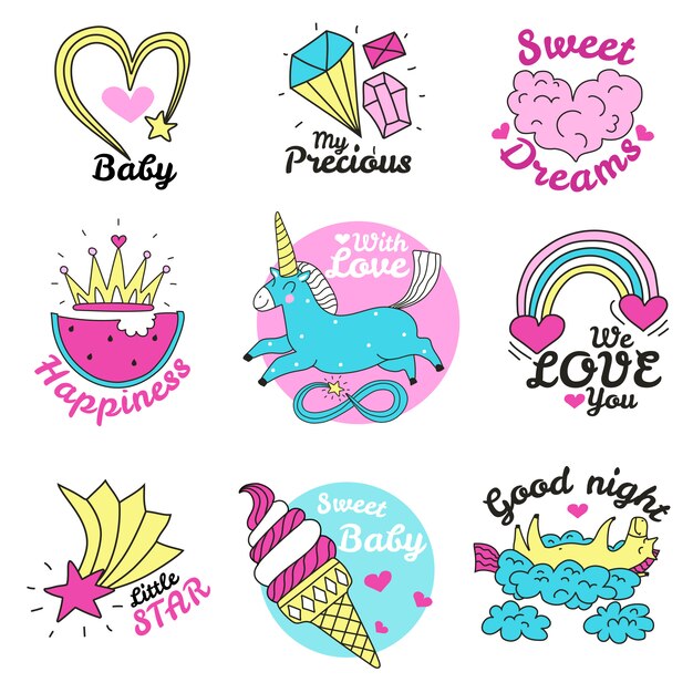 Cute Magic Emblems