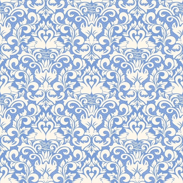 Damasco de fondo transparente. Adorno de damasco antiguo de lujo clásico, textura sin costuras victoriana real para fondos de pantalla, textiles, envoltura. Exquisita plantilla barroca floral.