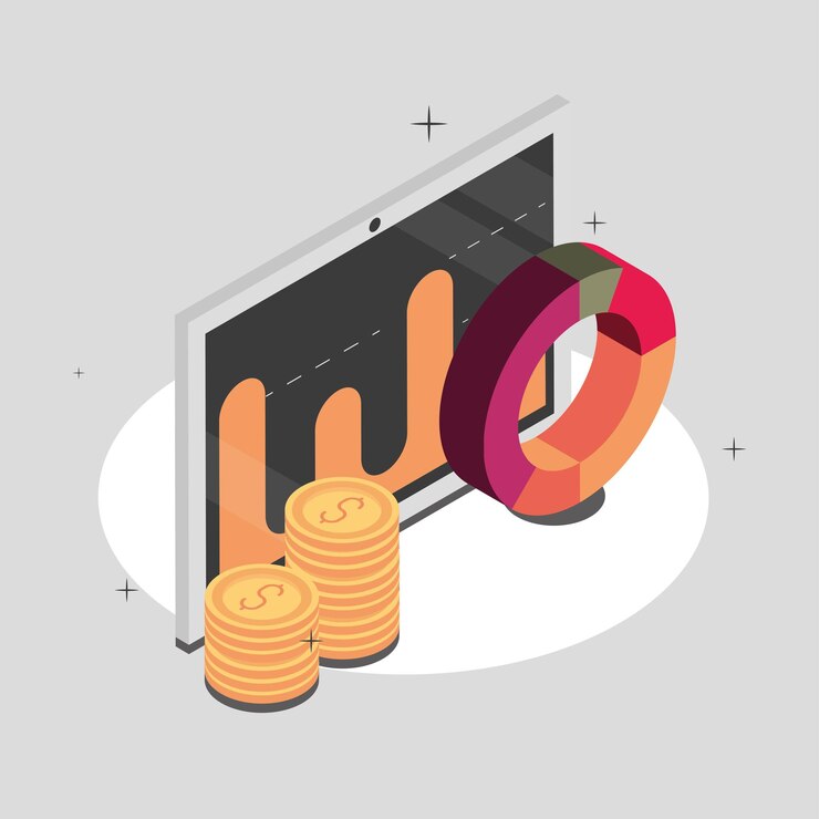 Vector gratuito datos comerciales e inversión