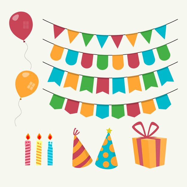 Decoración de cumpleaños con regalos