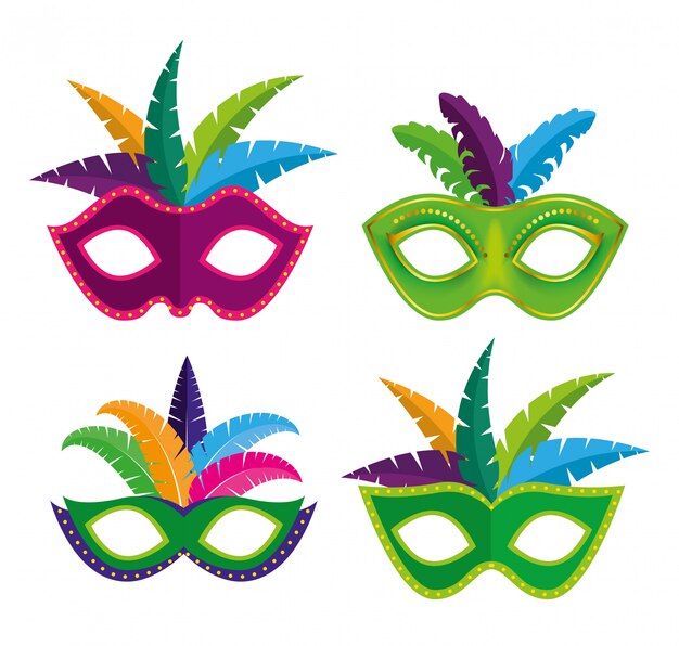 Decoración del festival de carnaval
