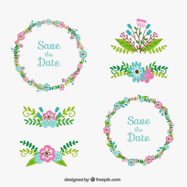 Decoración floral de boda