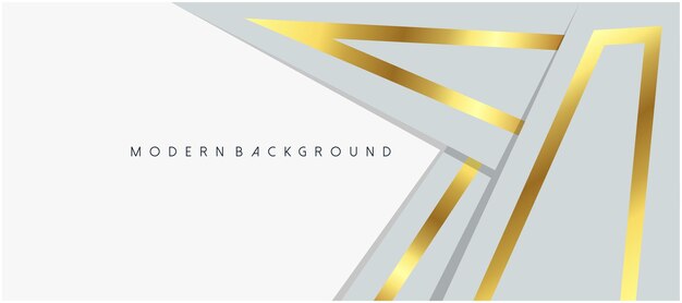 Decoración de línea de oro de fondo de capas de dimensión