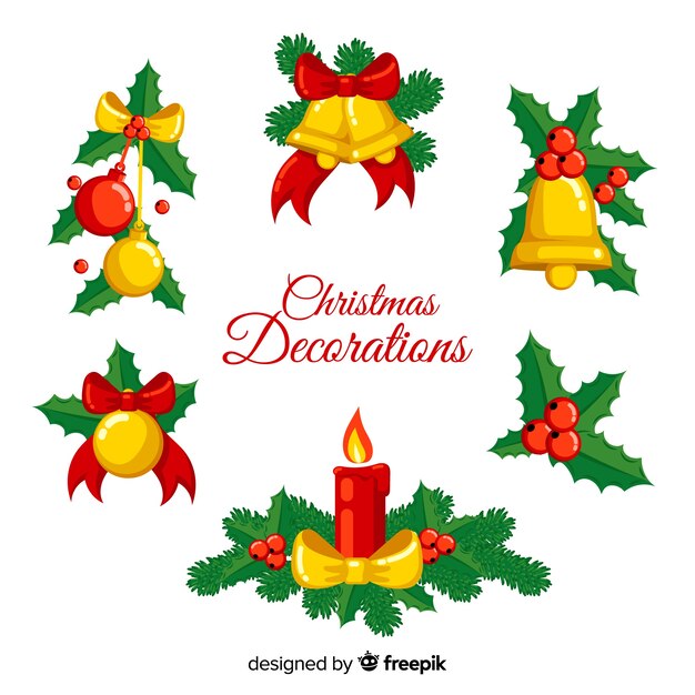 Decoración navidad muérdago