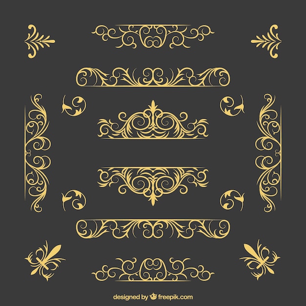 Vector gratuito decoración ornamental