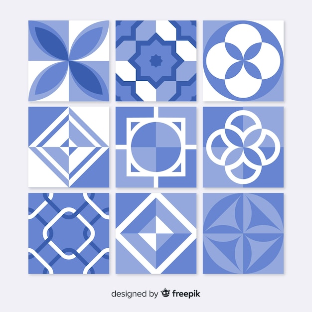 Decorative conjunto de azulejos