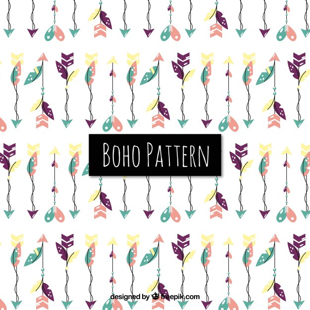 Decorativo patrón en estilo boho
