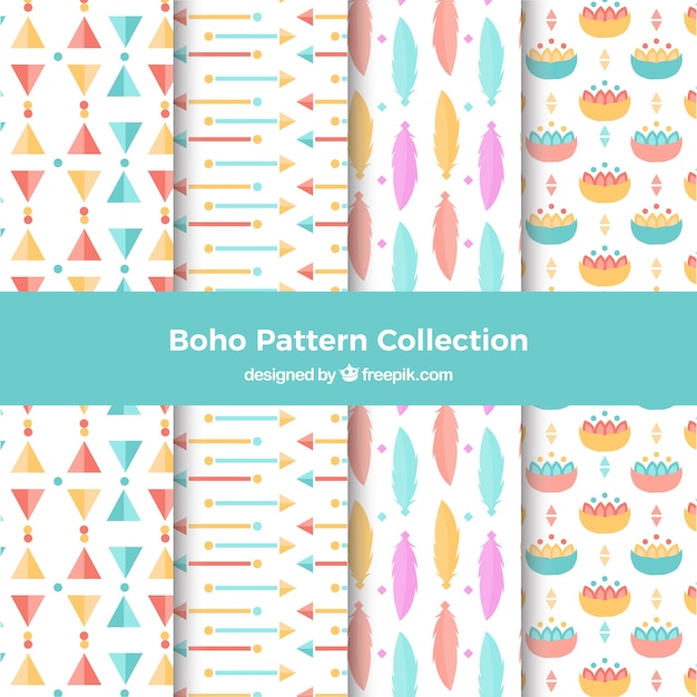 Decorativo patrón en estilo boho