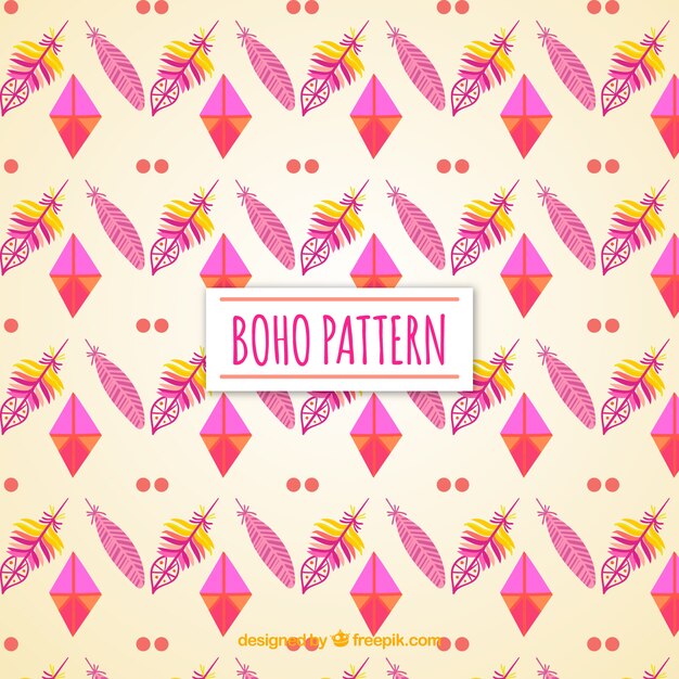 Decorativo patrón en estilo boho