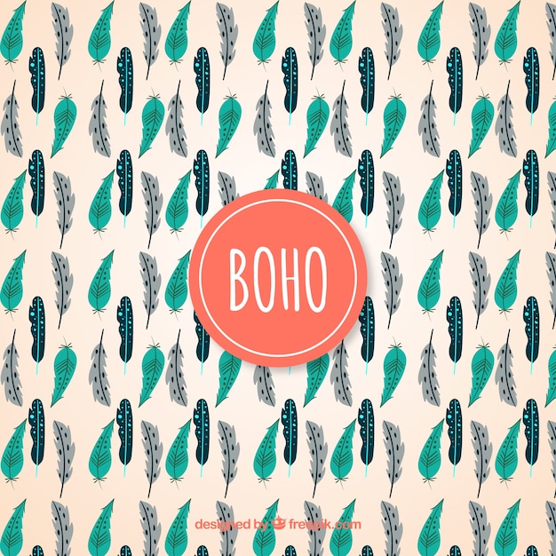 Decorativo patrón en estilo boho