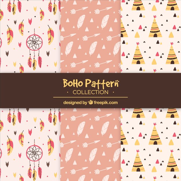 Decorativo patrón en estilo boho