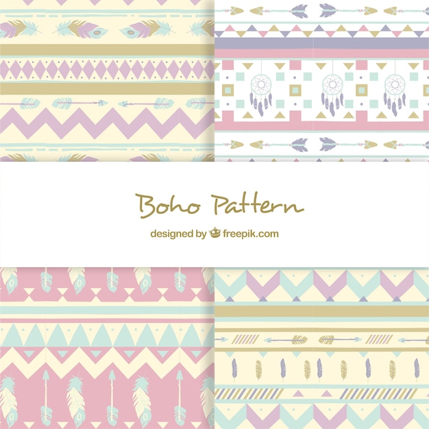 Decorativo patrón en estilo boho