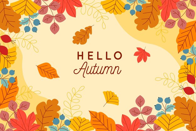 Deja el fondo de otoño