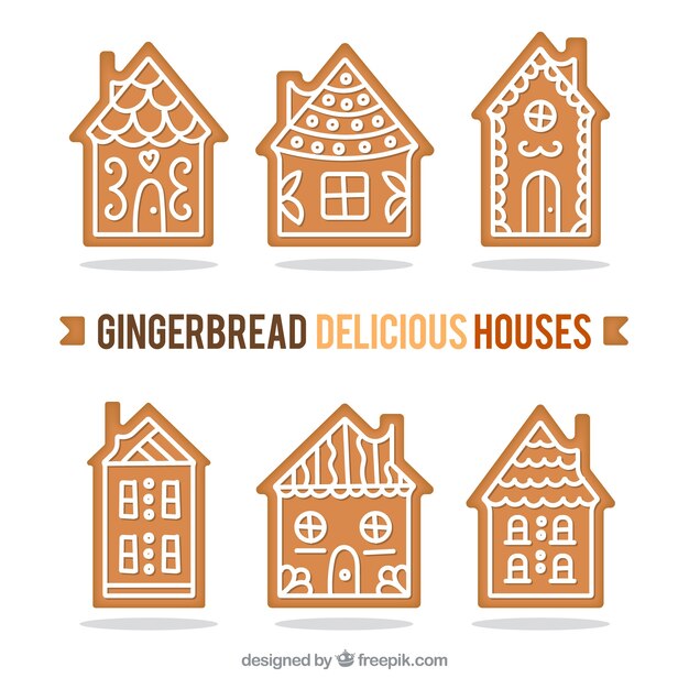 Deliciosas casas de jengibre