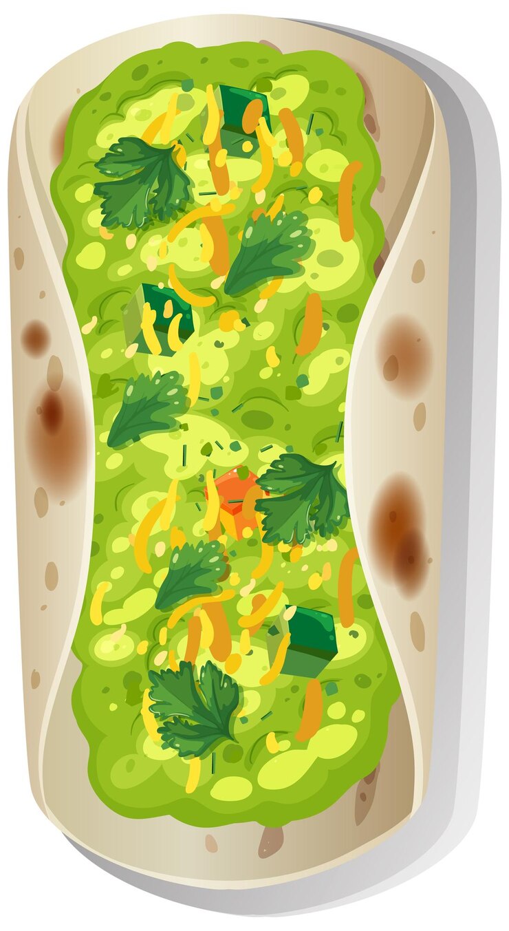 Vector gratuito el delicioso guacamole mexicano