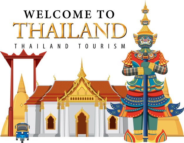 Demonios gigantes Tailandia atracción y paisaje icono