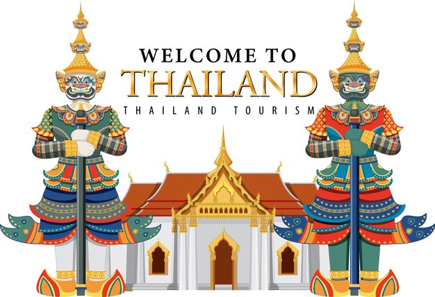 Demonios gigantes Tailandia atracción y paisaje icono