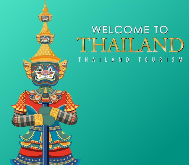 Demonios gigantes Tailandia atracción y paisaje icono