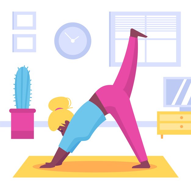 El deporte del yoga se mueve dentro del deporte