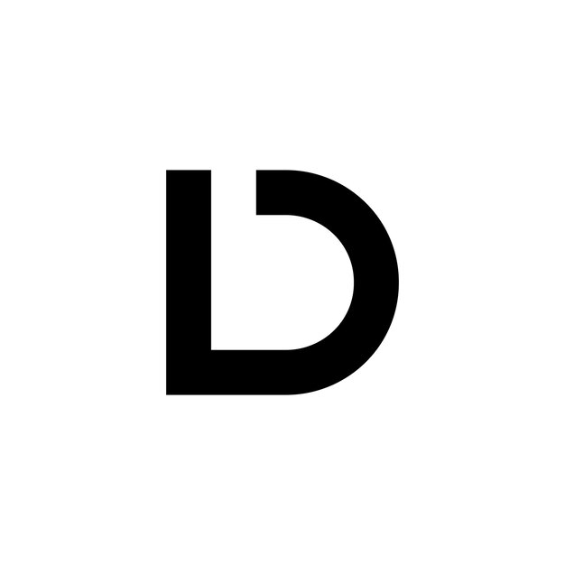 desain logos kombinasi huruf l dan d
