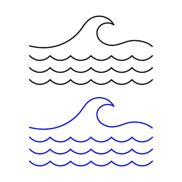 Describir los símbolos de las olas