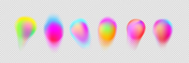 Desdibujar la forma del círculo de gradiente con gradación de color