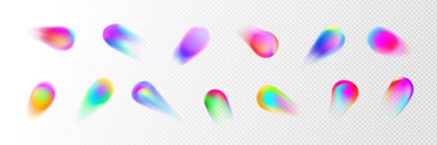 Desdibujar la forma del círculo de gradiente con gradación de color