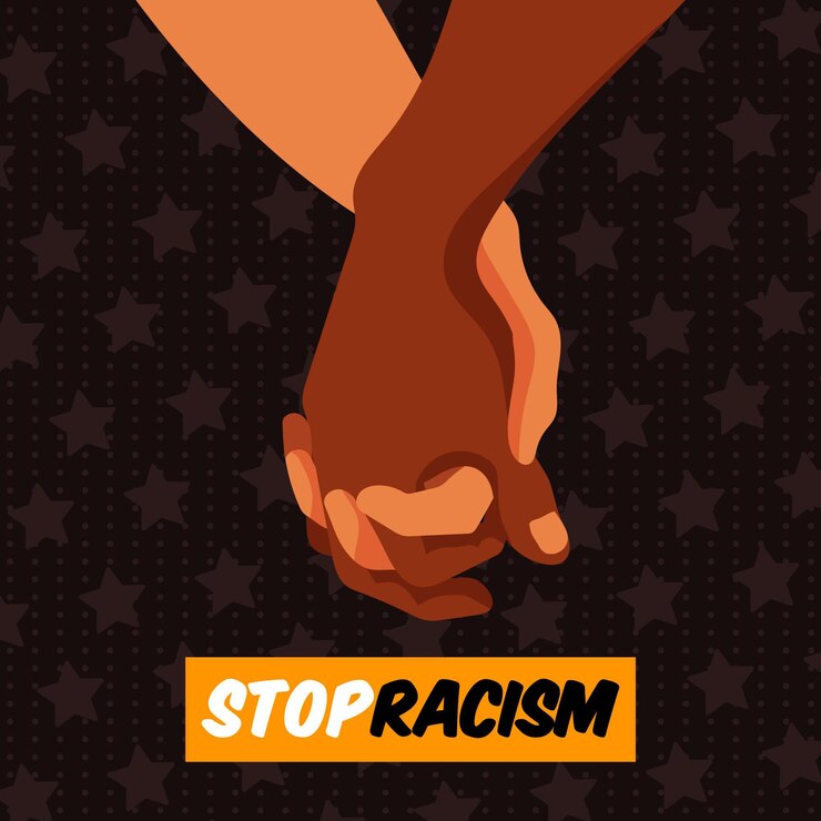Vector gratuito detener el concepto de ilustración de racismo
