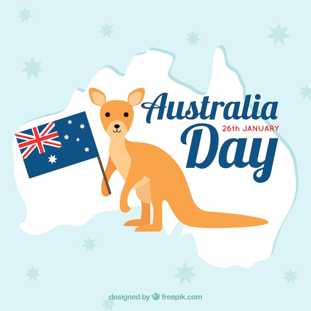 Vector gratuito día de australia