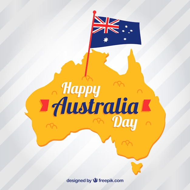 Vector gratuito día de australia