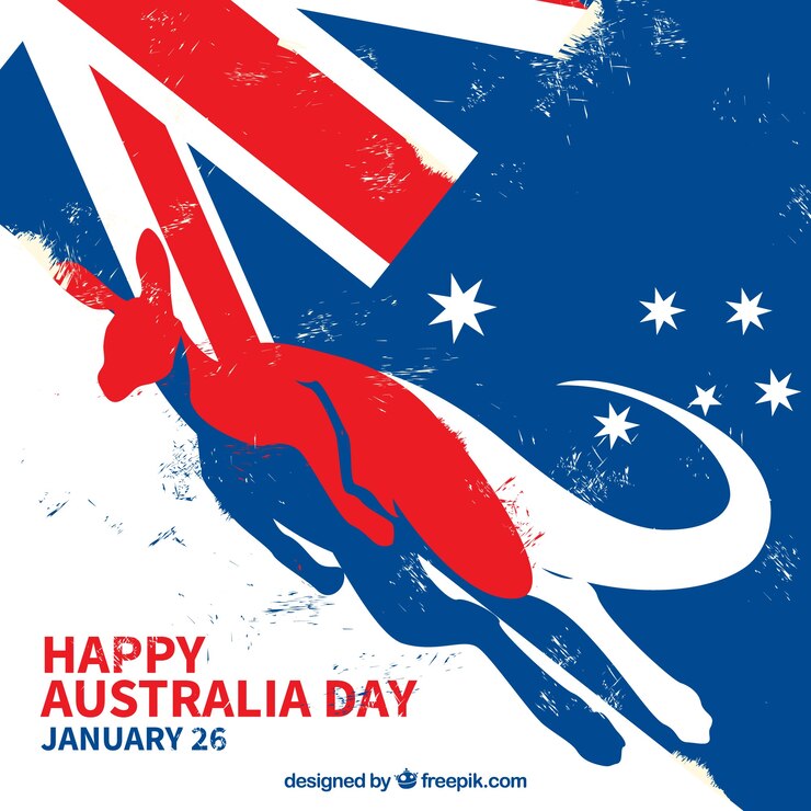 Vector gratuito el día de australia
