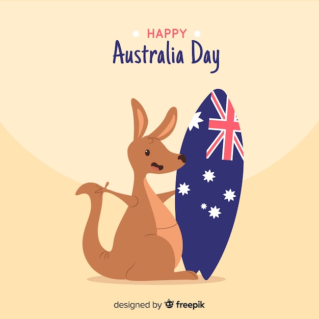 Vector gratuito día de australia