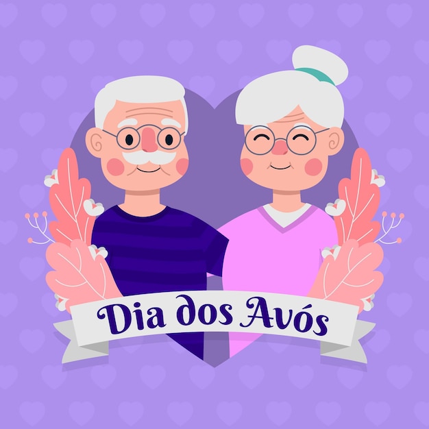 Dia dos avós con abuelo