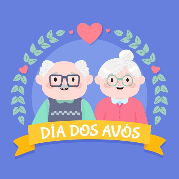 Dia dos avós dibujo