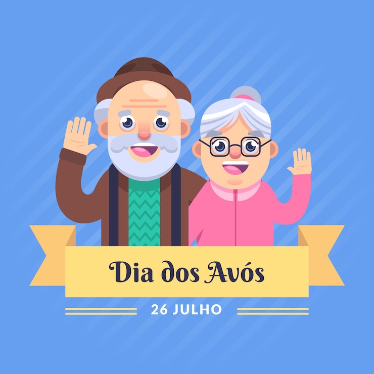 Vector gratuito dia dos avós