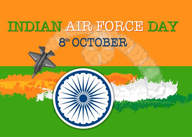 Día de la Fuerza Aérea India Póster
