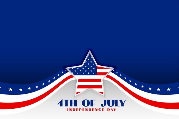 Día de la independencia 4 de julio fondo patriótico