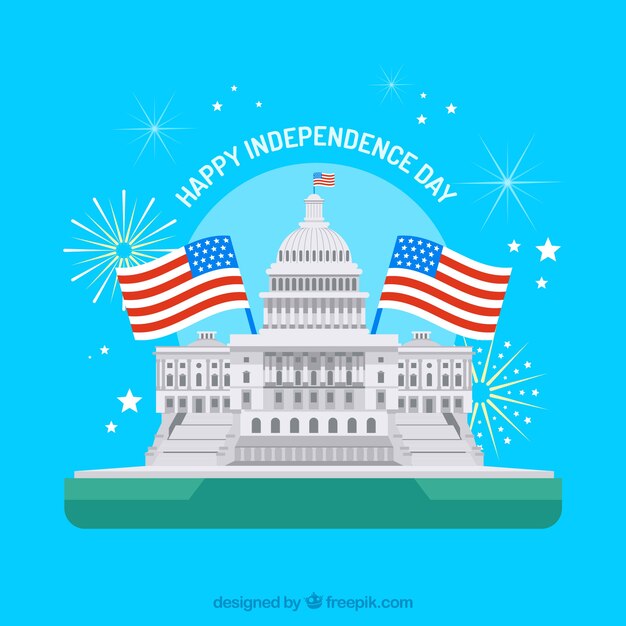 Día de la independencia americana en washington