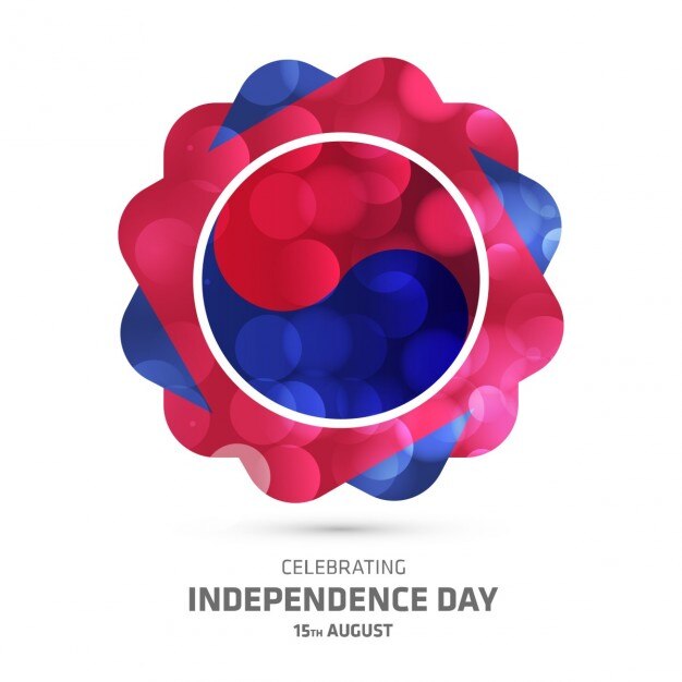 Día de la independencia, símbolo abstracto