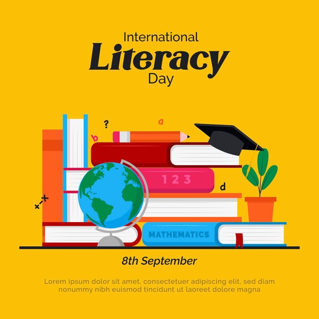 Día internacional de la alfabetización con libros.