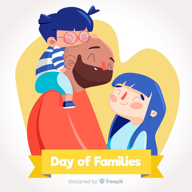 Vector gratuito día internacional de la familia