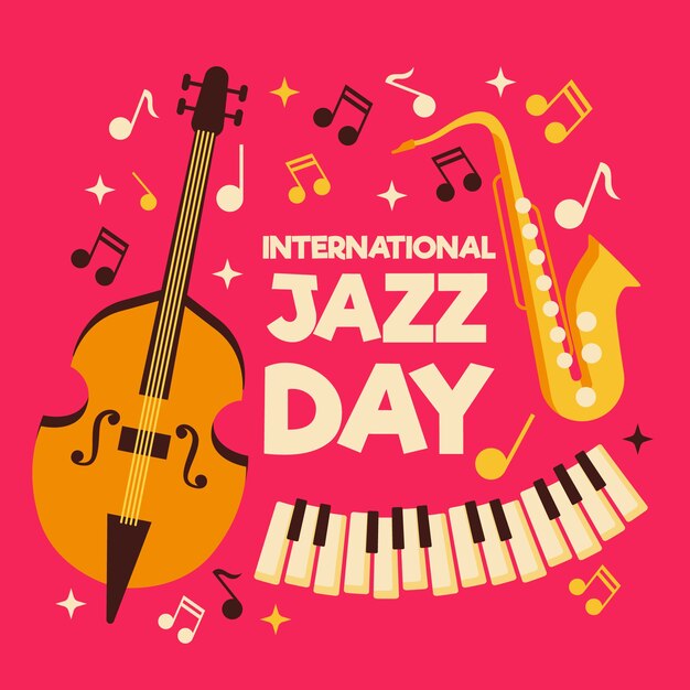 Día internacional del jazz de estilo plano