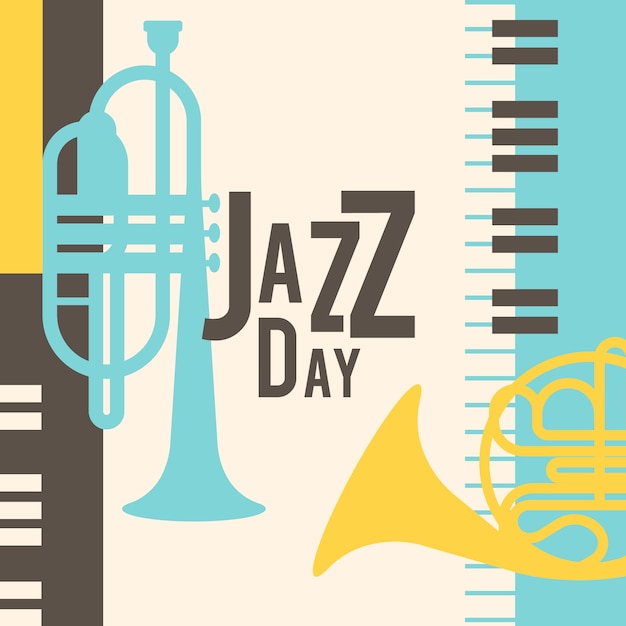 Día internacional del jazz vintage