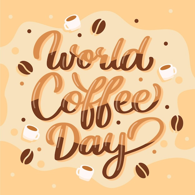 Día internacional de las letras del café.