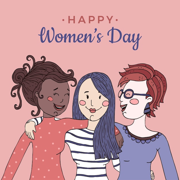 Vector gratuito dia internacional de la mujer