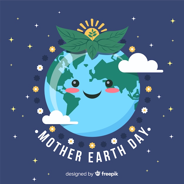 Vector gratuito día de la madre tierra