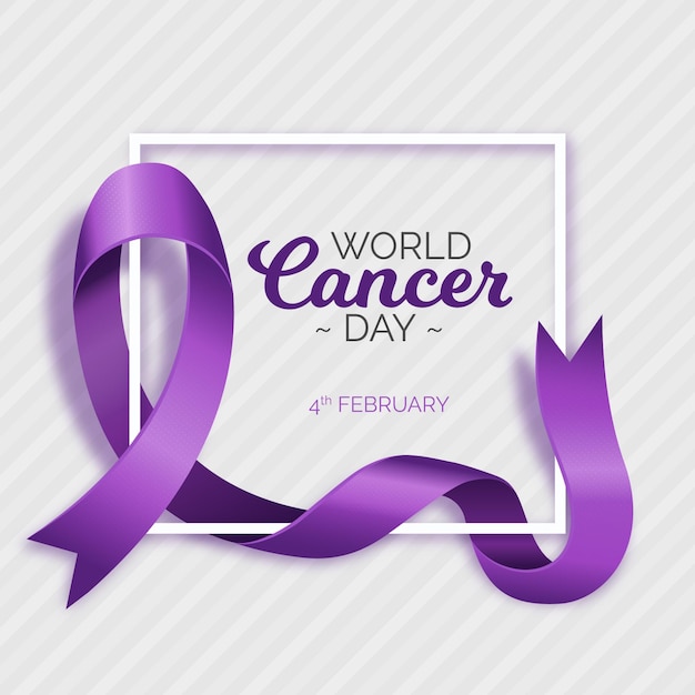 Día mundial del cáncer realista