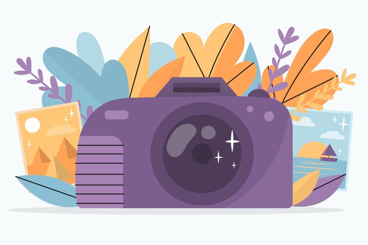 Vector gratuito dia mundial de la fotografia